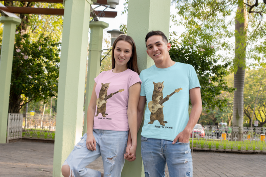 Zane Ross Rock “N” Paws Unisex Stretch T-shirt