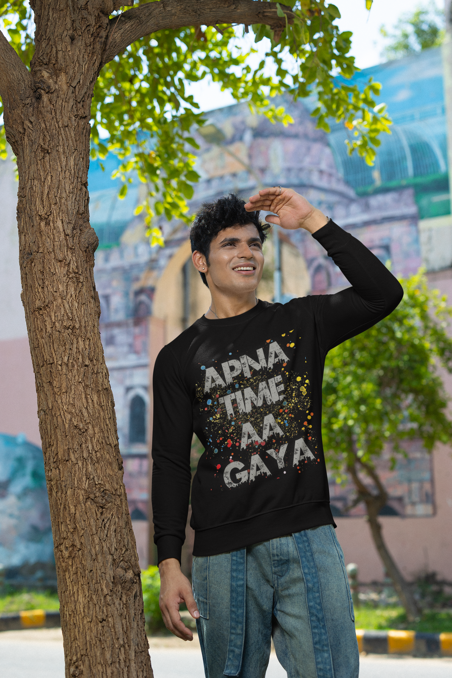 Apna Time Aa Gaya - Unisex Oversized Sweatshirt