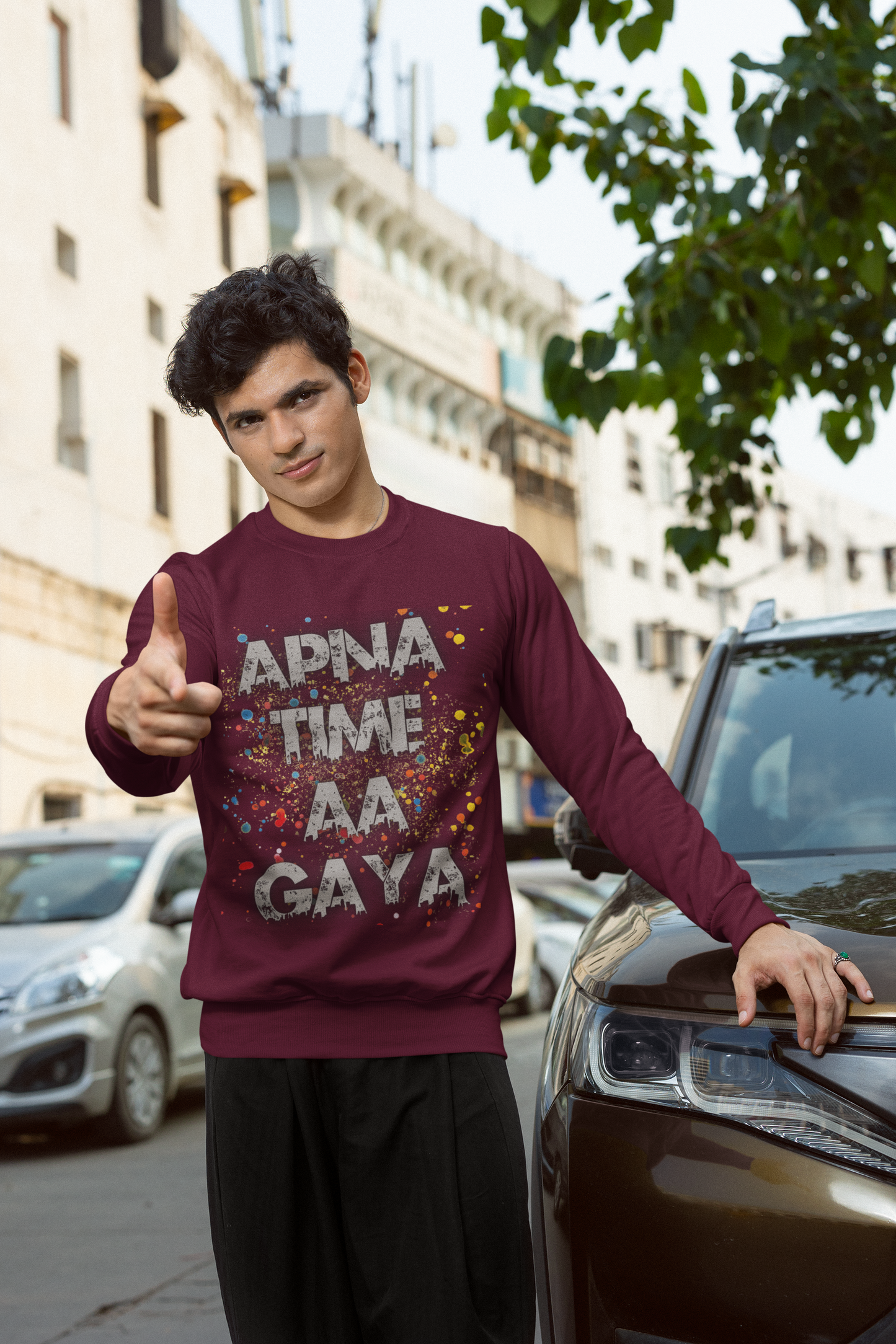 Apna Time Aa Gaya - Unisex Oversized Sweatshirt