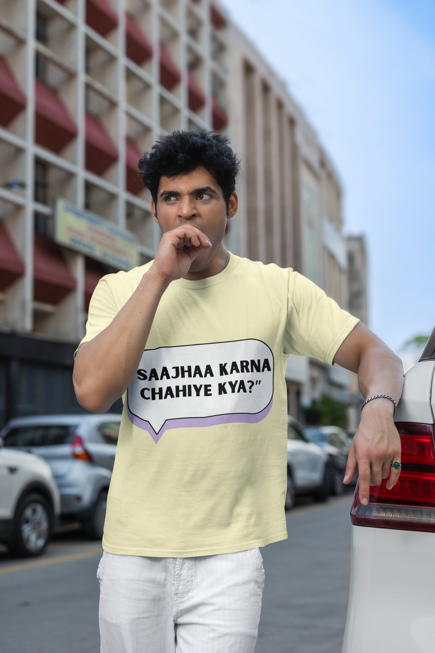 Saajhaa Karna Chahiye Kya Unisex Supima T-Shirt
