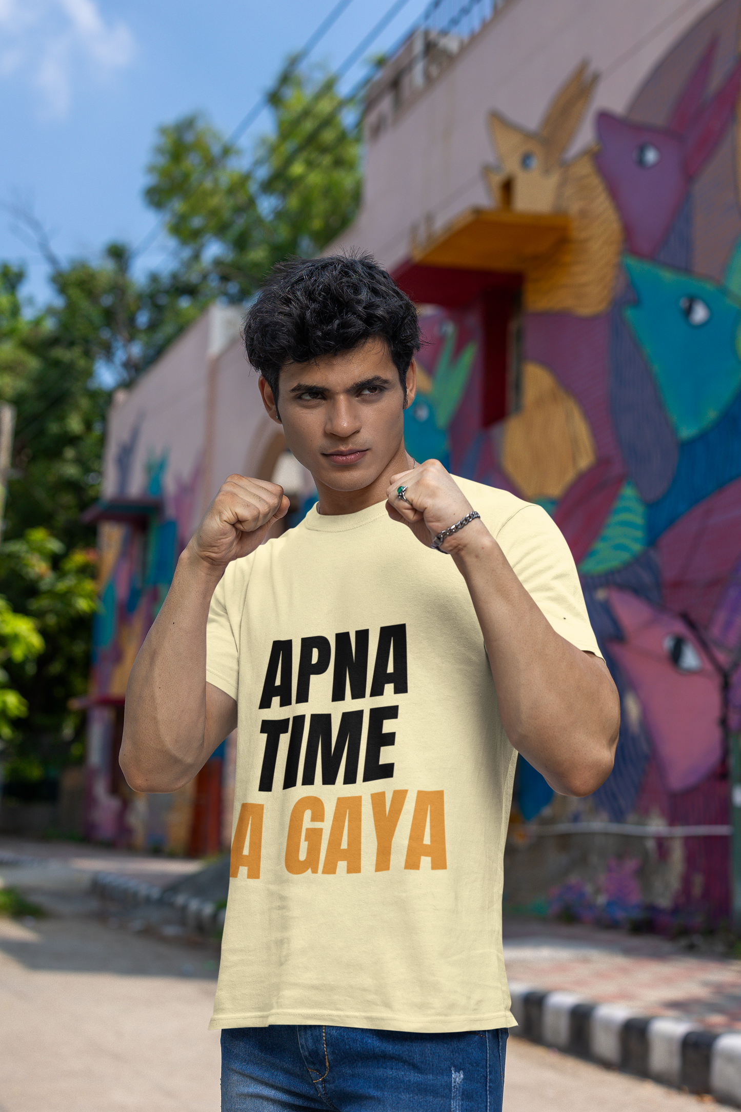 Apna Time Aa Gaya Unisex Supima T-Shirt