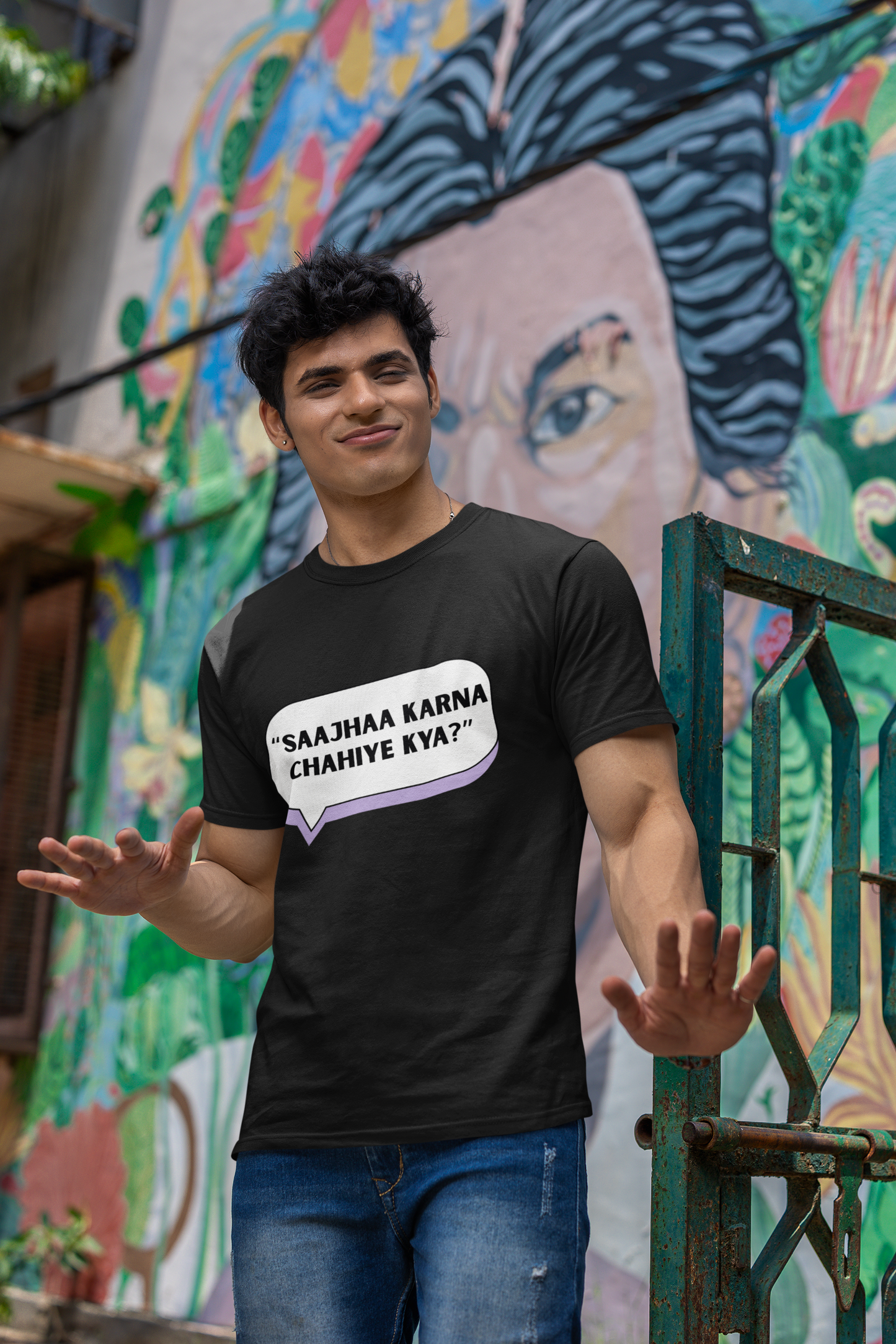 Saajhaa Karna Chahiye Kya Unisex Supima T-Shirt