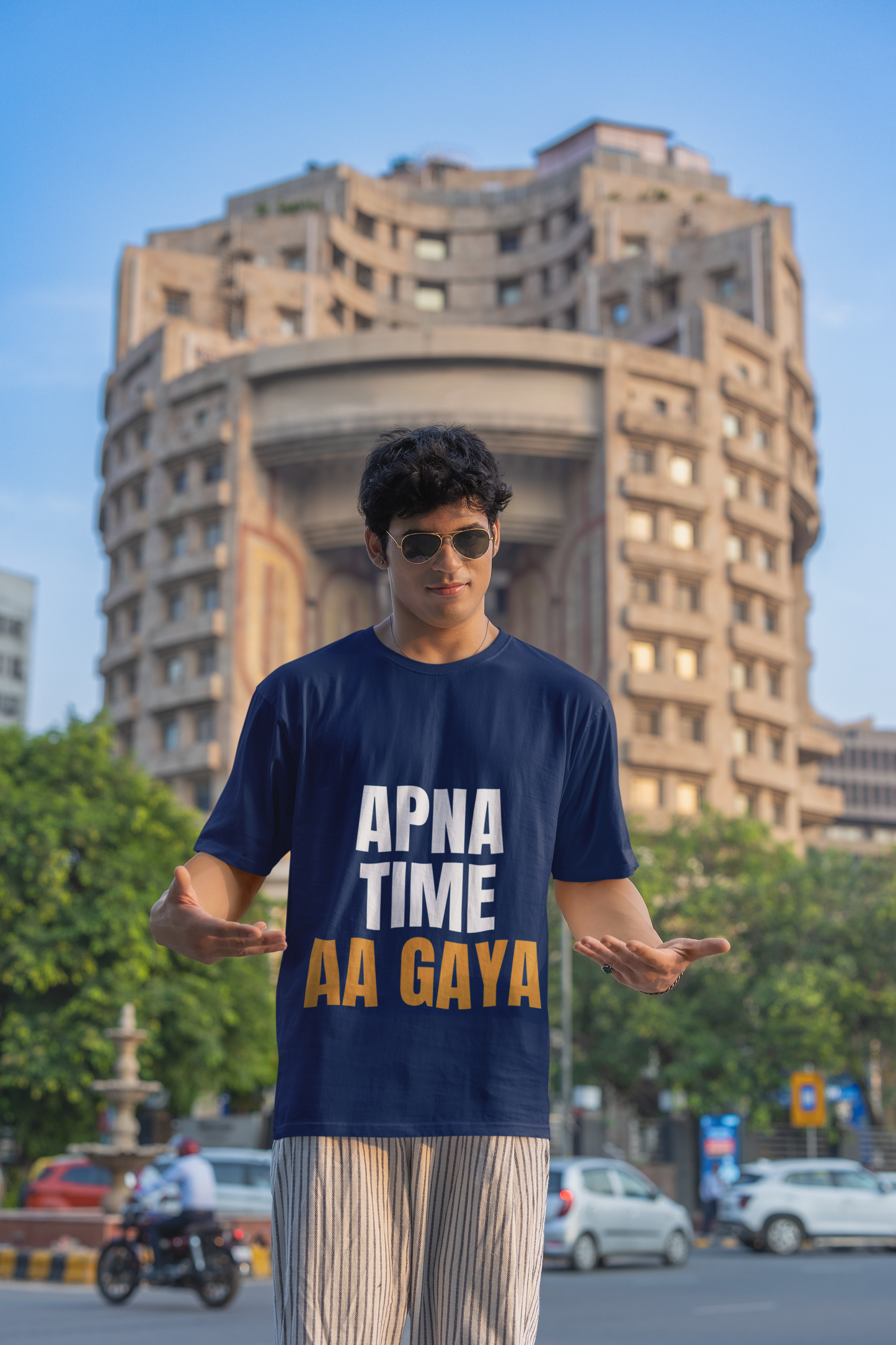 Apna Time Aa Gaya Unisex Supima T-Shirt