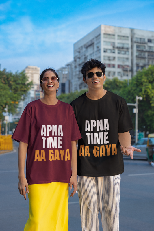 Apna Time Aa Gaya Unisex Supima T-Shirt