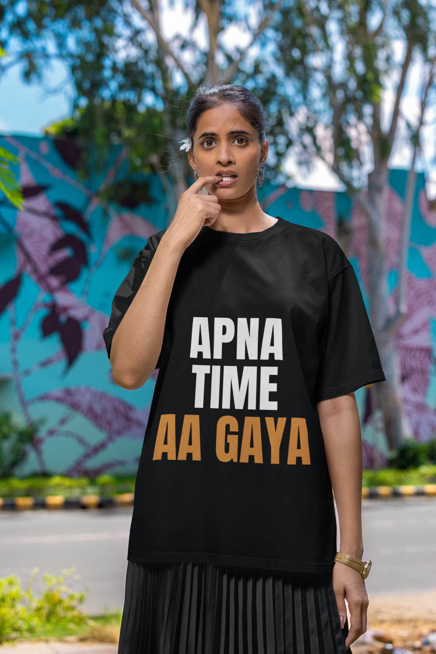 Apna Time Aa Gaya Unisex Supima T-Shirt