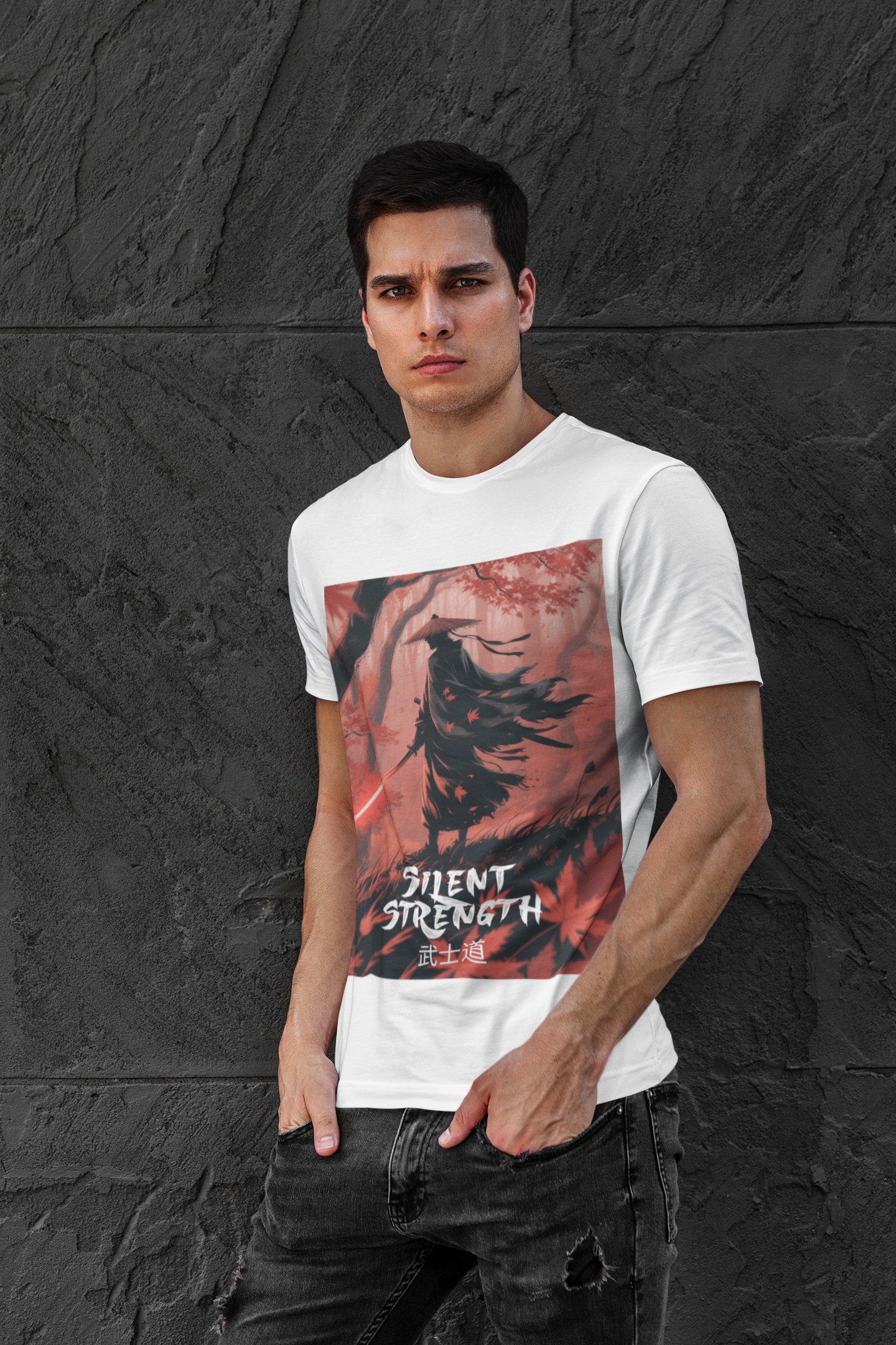 Zane Ross Samurai: Silent Strength Unisex Supima T-Shirt