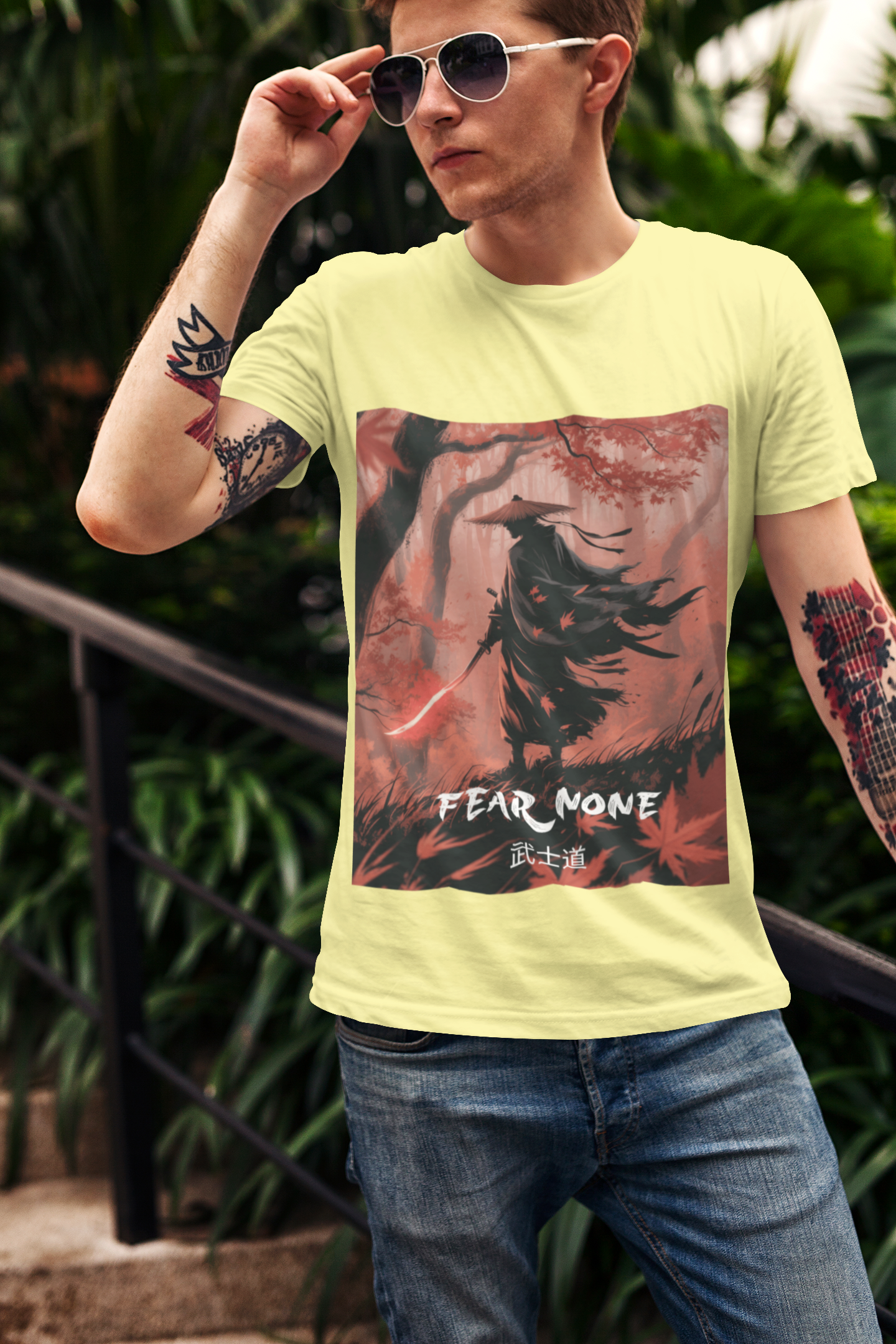 Zane Ross Samurai: Fear None Unisex T-Shirt
