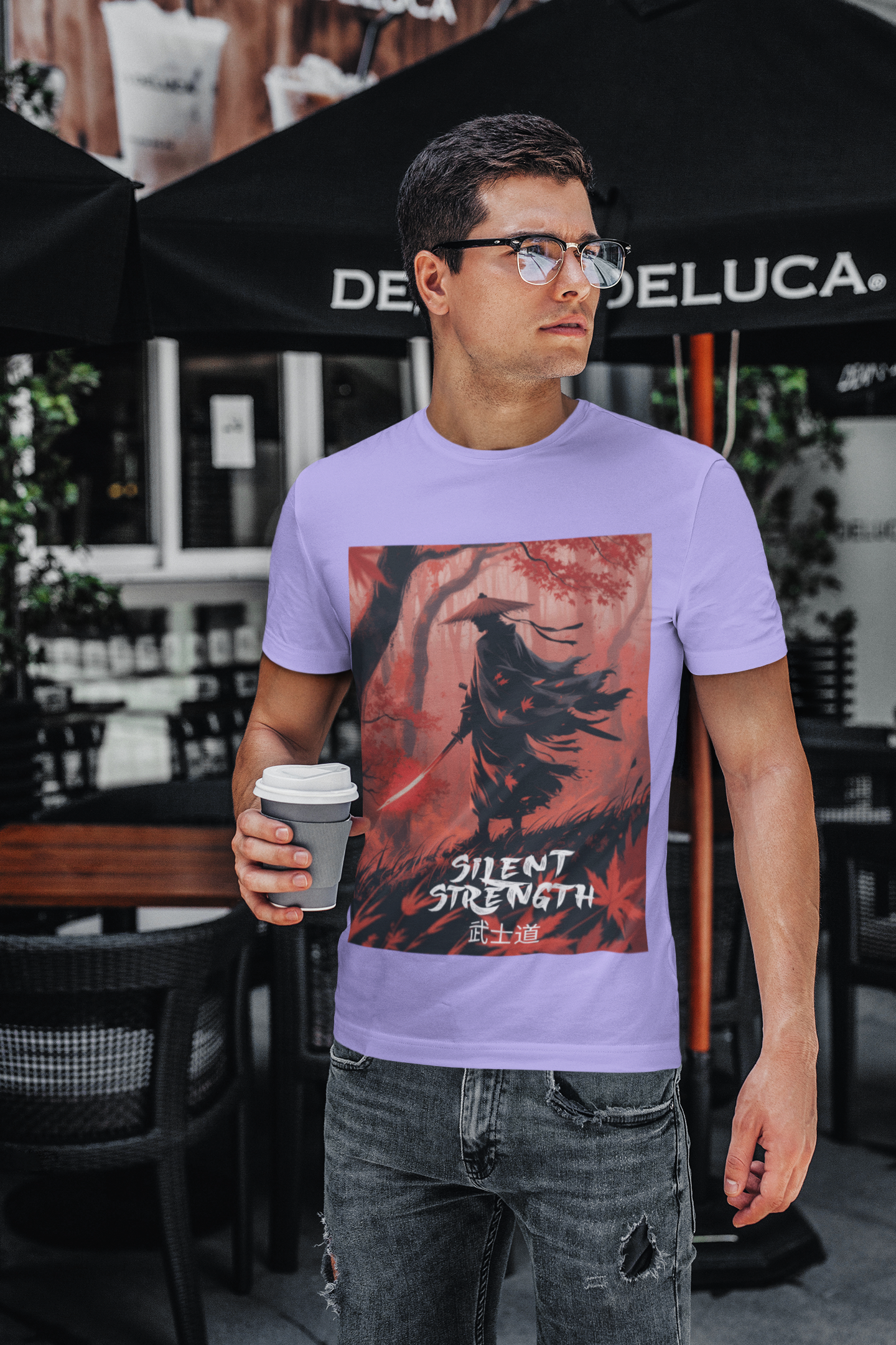 Zane Ross Samurai: Silent Strength Unisex Supima T-Shirt