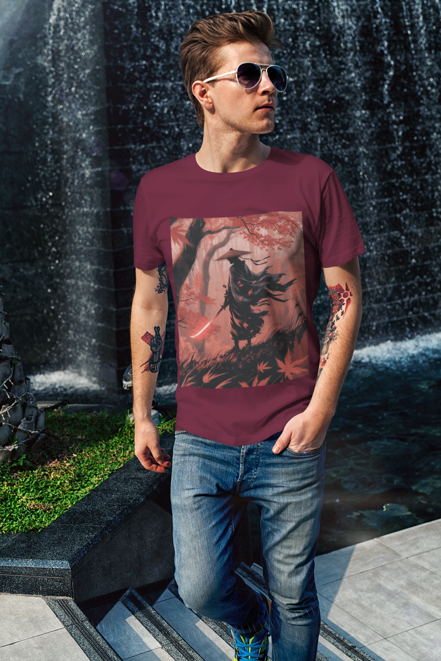 Zane Ross Samurai Unisex Supima T-Shirt