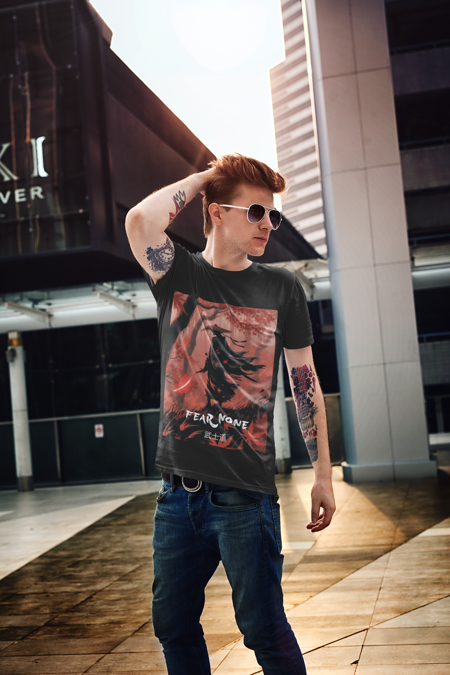 Zane Ross Samurai: Fear None Unisex T-Shirt