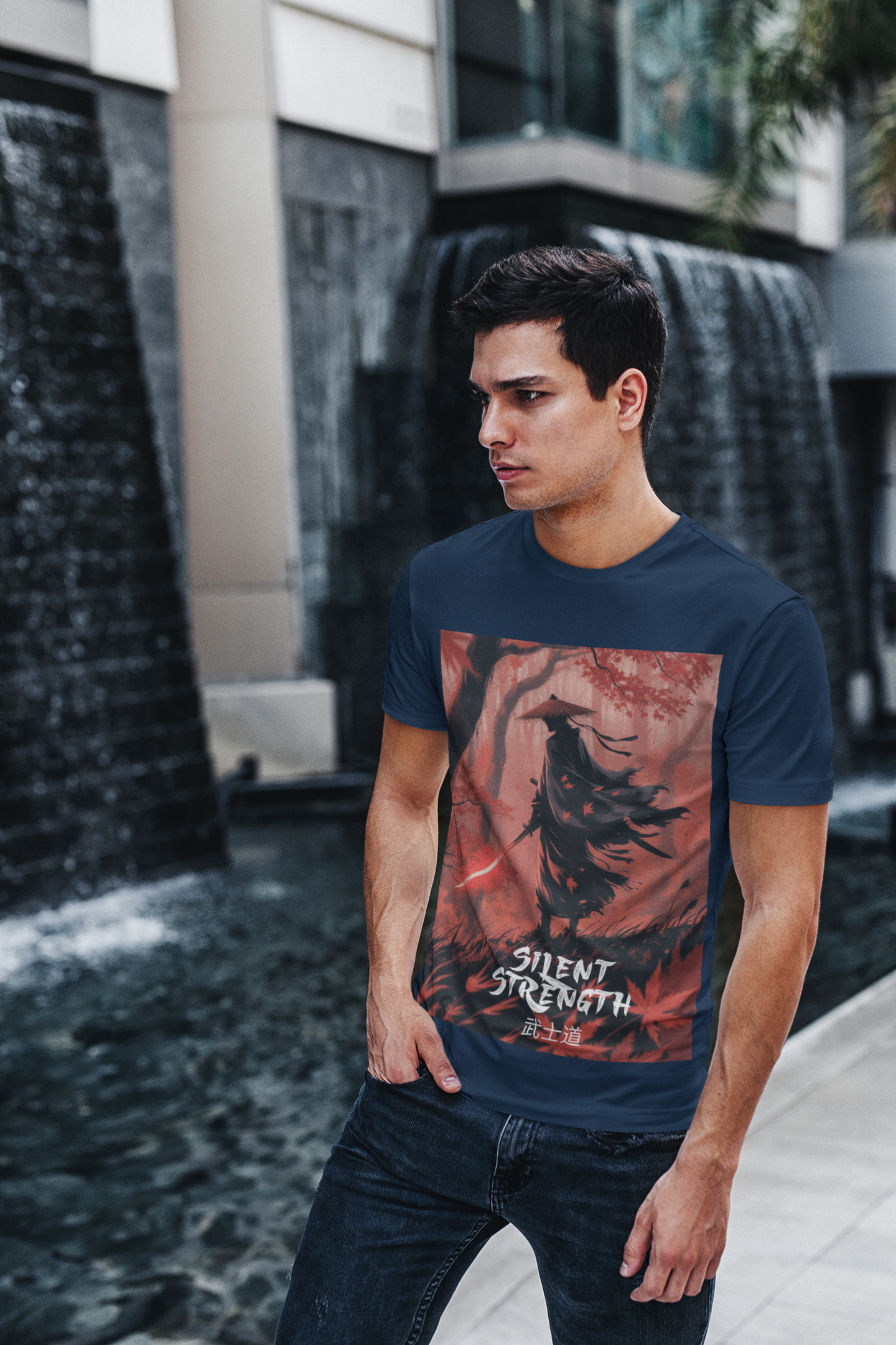 Zane Ross Samurai: Silent Strength Unisex Supima T-Shirt